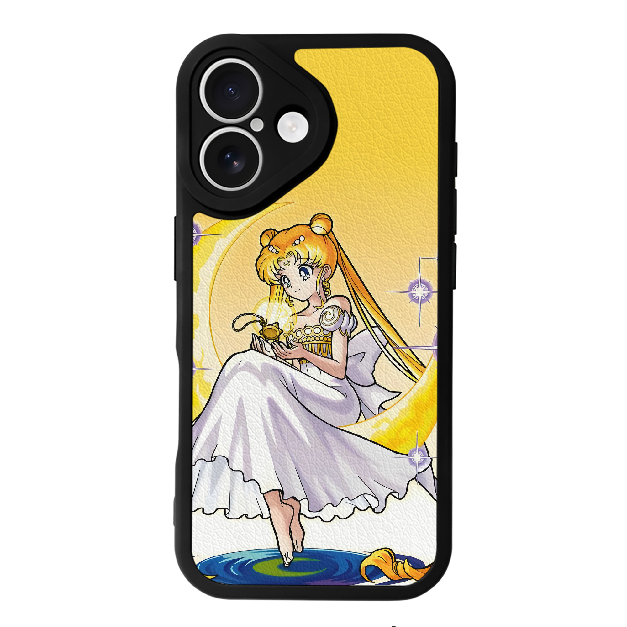 （画像用） 美少女戦士セーラームーン Sailor Moon 【iPhone 16シリーズ対応】シリコンスマホケース（レザー調） 材質：シリコン